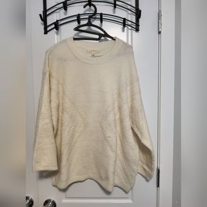 Wide 3/4 length sleeve sweater